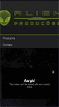 Mobile Screenshot of alienproducoes.com